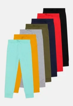 Friboo Unisex 7 Pack - Pantaloni De Trening - Multi-Coloured/Yellow/Blue