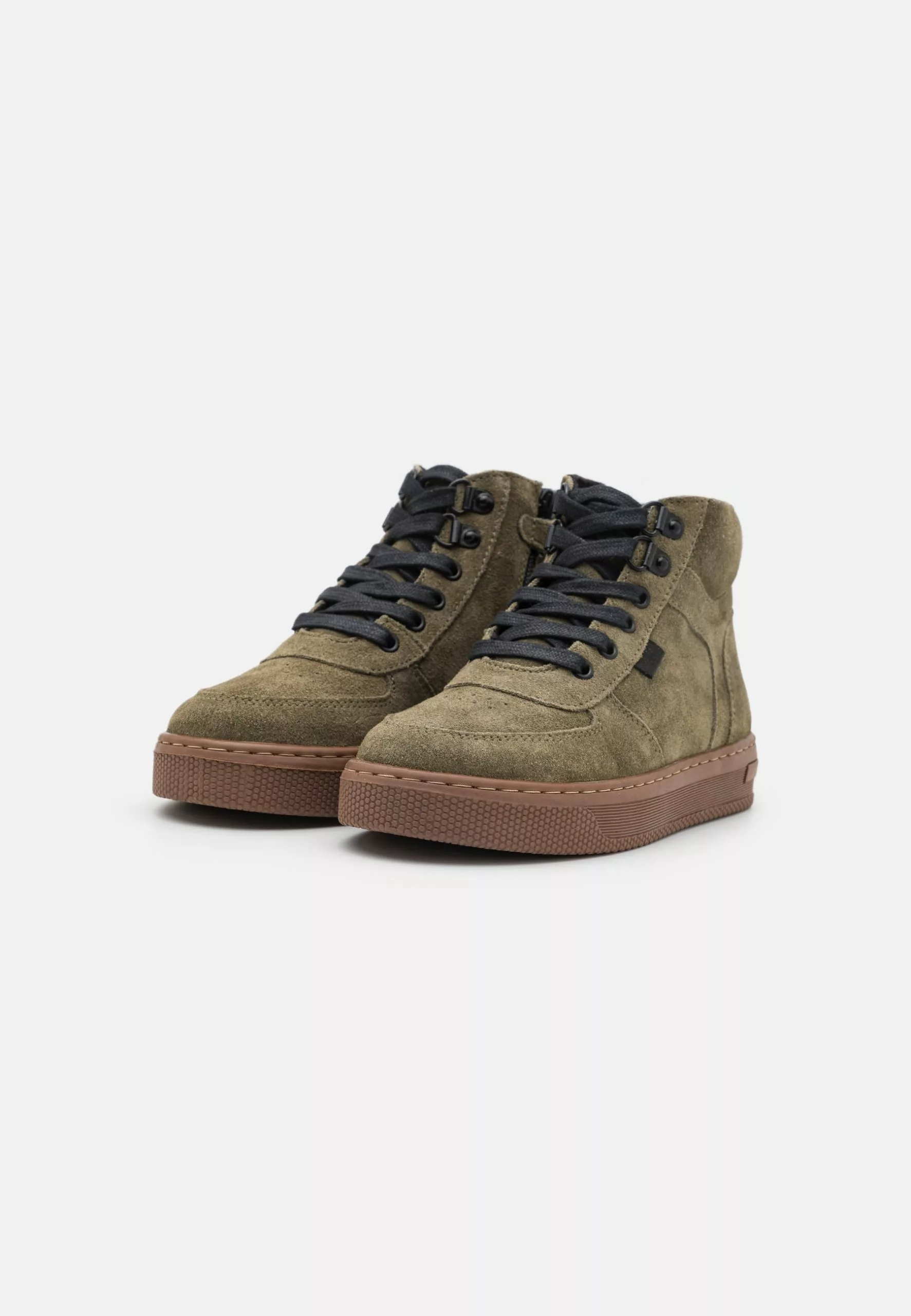 Friboo Leather - Botine Cu Șireturi - Khaki - Image 2