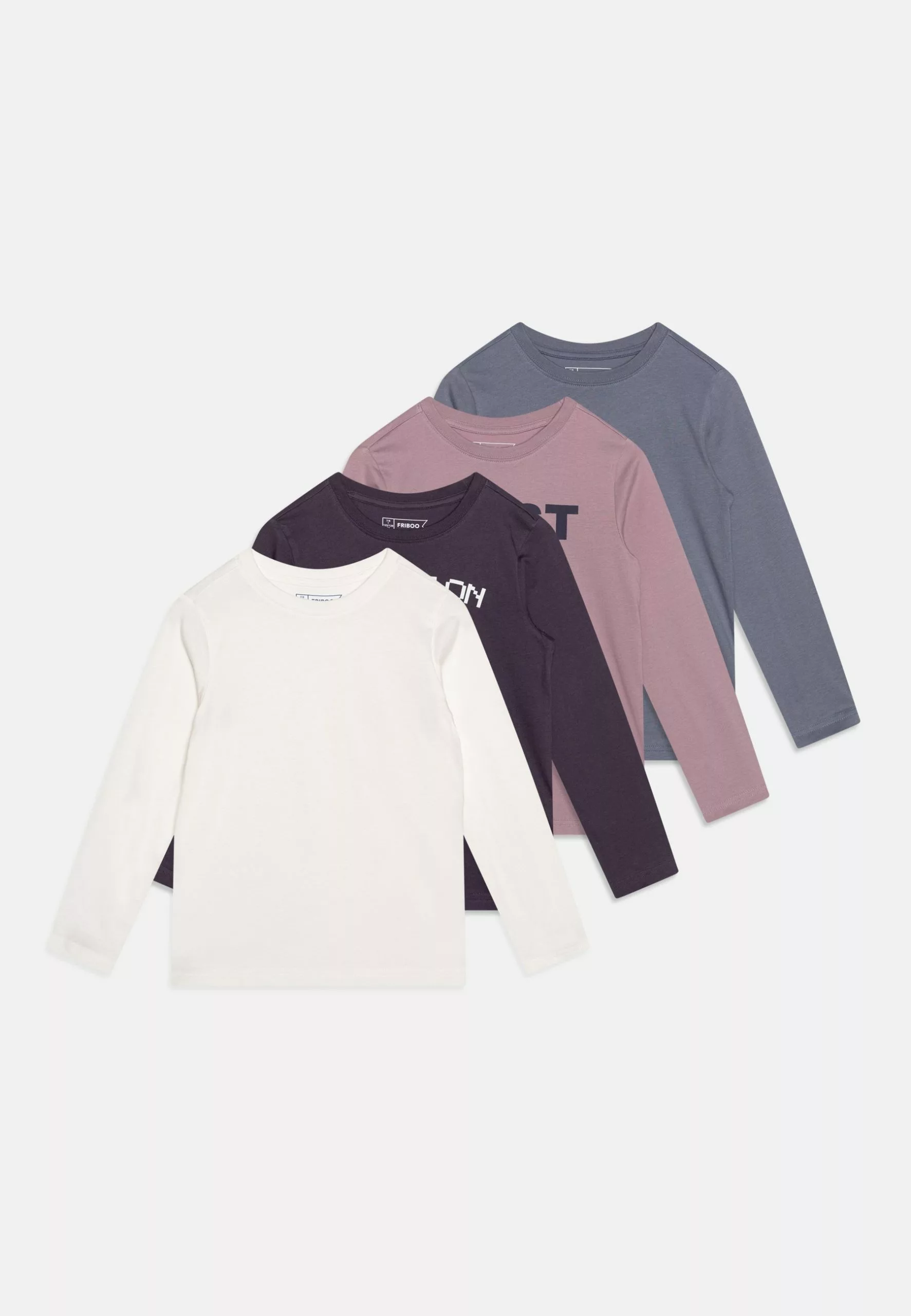 Friboo 4 Pack - Bluză Cu Mânecă Lungă - Multi-Coloured/Grey/Blue