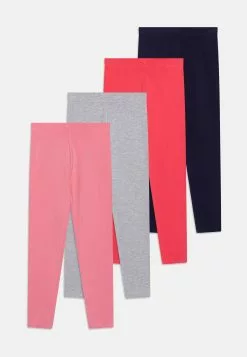 Friboo 4 Pack - Leggings - Pantaloni - Multi-Coloured/Pink/Blue