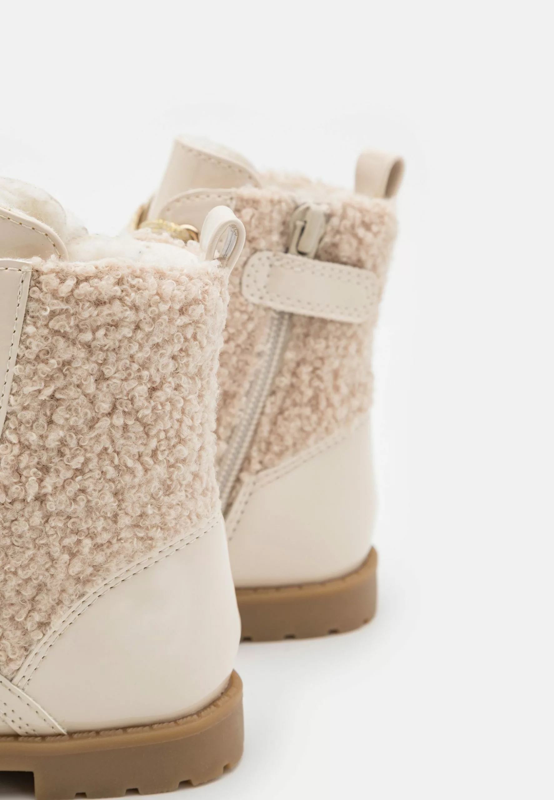 Friboo Botine Cu Șireturi - Nude - Image 6