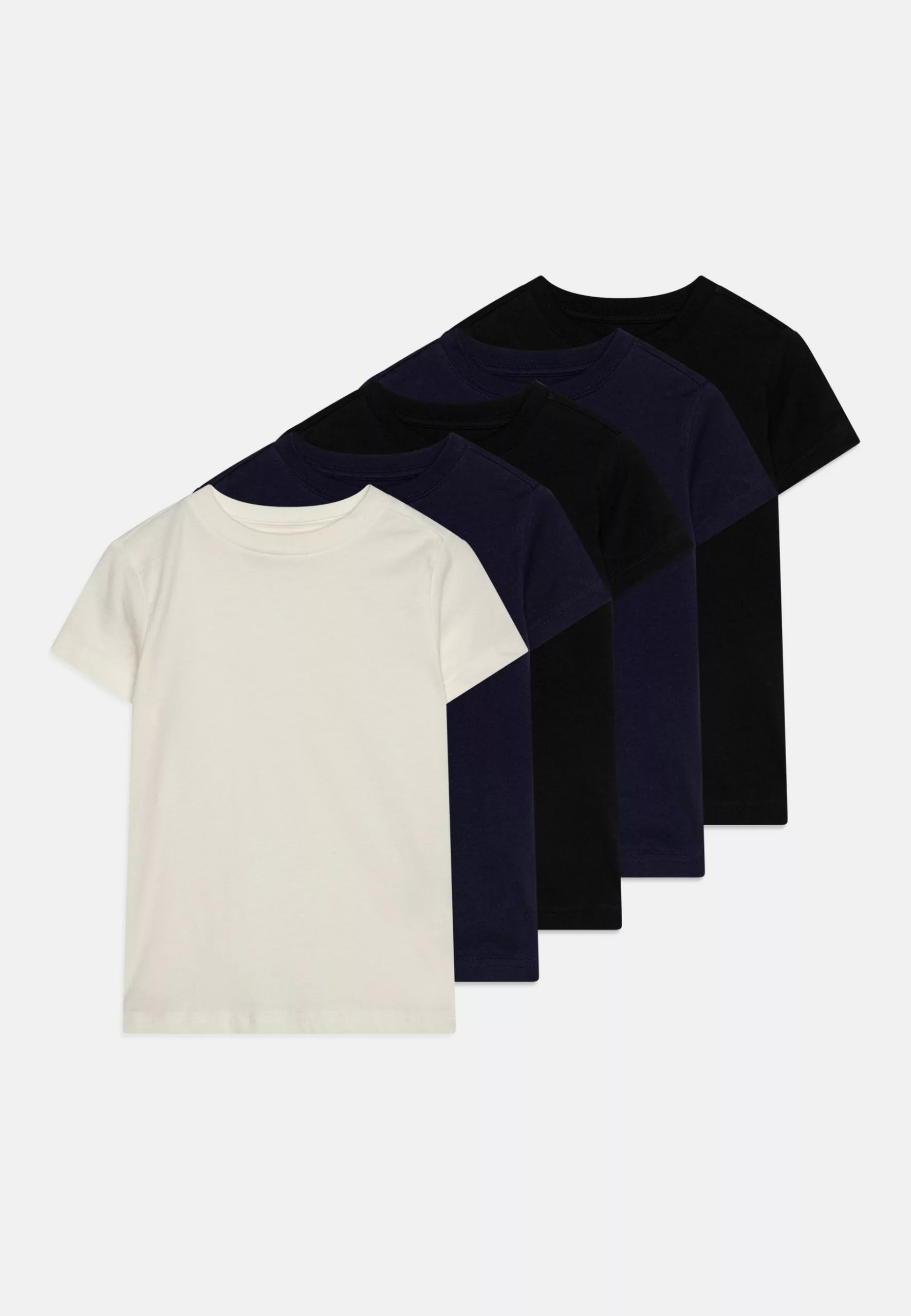 Friboo 5 Pack - Tricou Basic - Black/Dark Blue