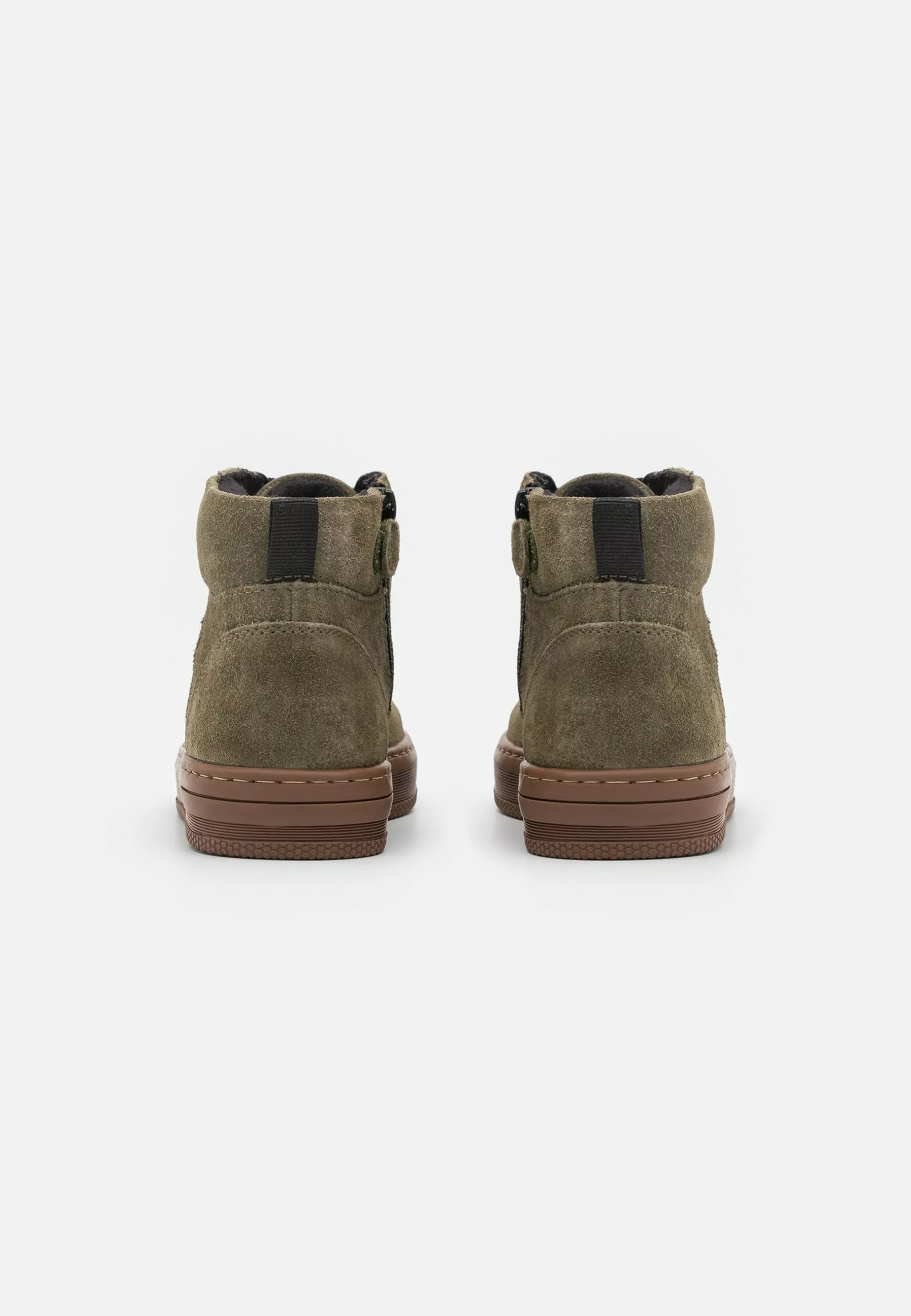 Friboo Leather - Botine Cu Șireturi - Khaki - Image 3