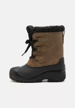 Friboo Cizme Cu Șireturi - Brown