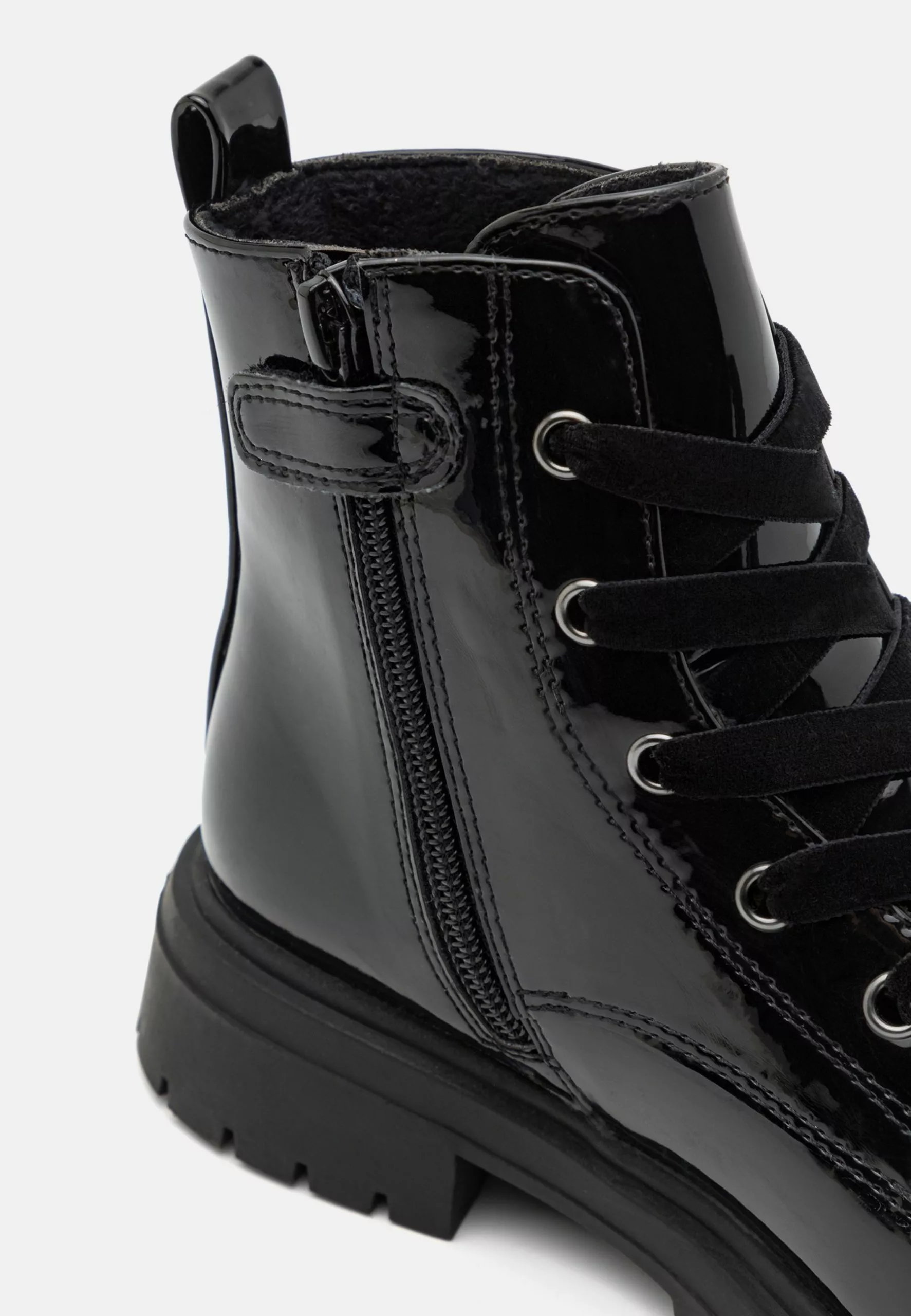 Friboo Botine Cu Șireturi - Black - Image 6