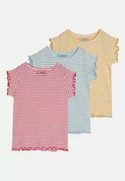 Friboo 3 Pack - Tricou Cu Imprimeu - Turquoise/Yellow/Red