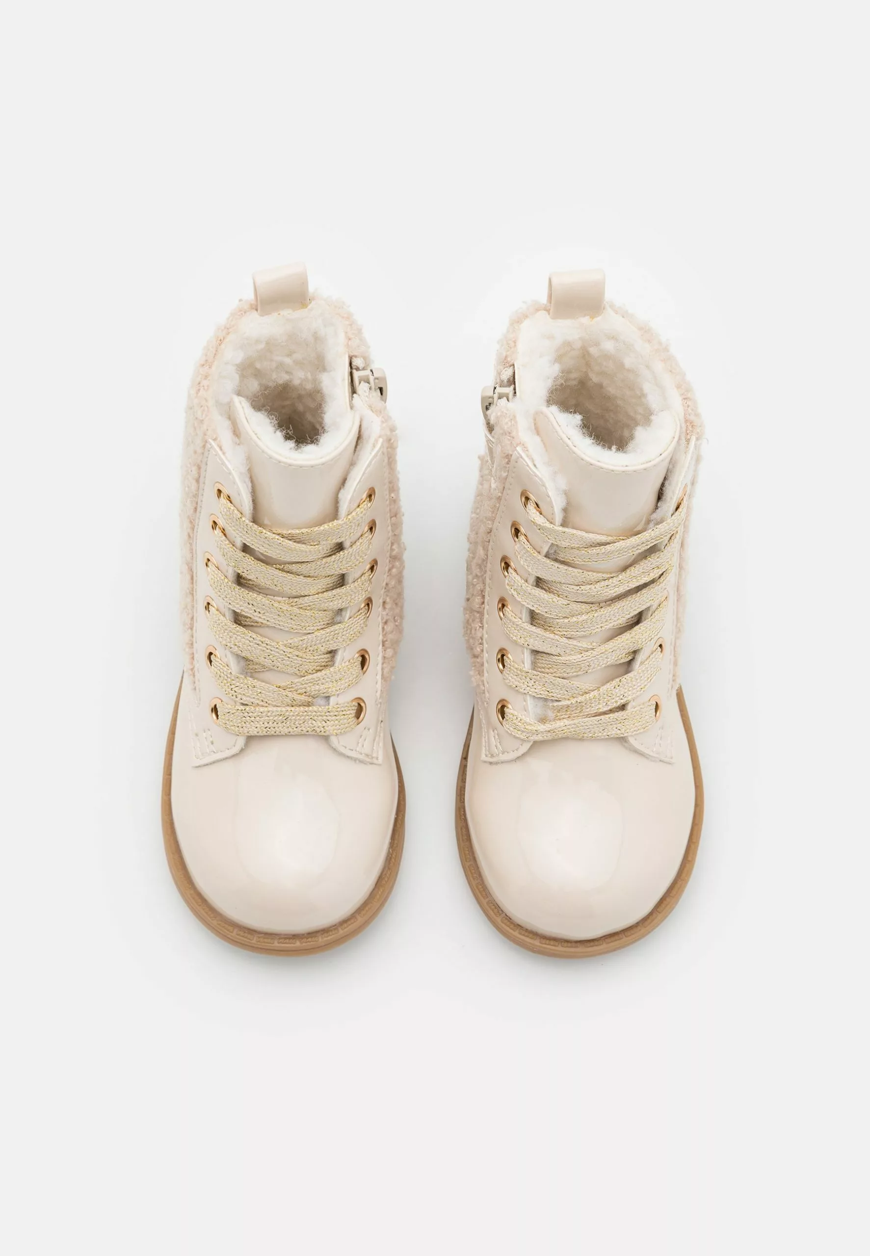 Friboo Botine Cu Șireturi - Nude - Image 4