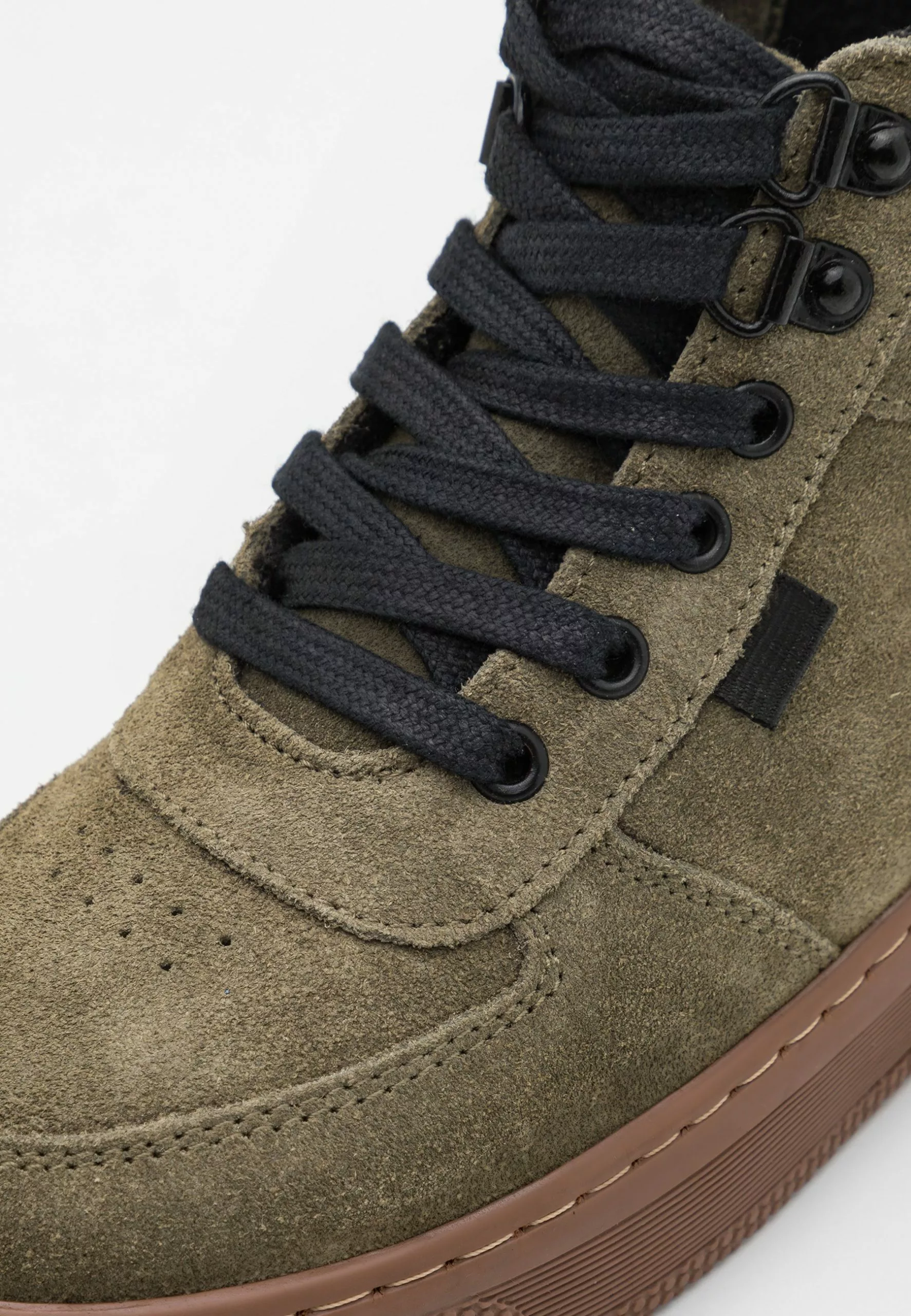 Friboo Leather - Botine Cu Șireturi - Khaki - Image 6