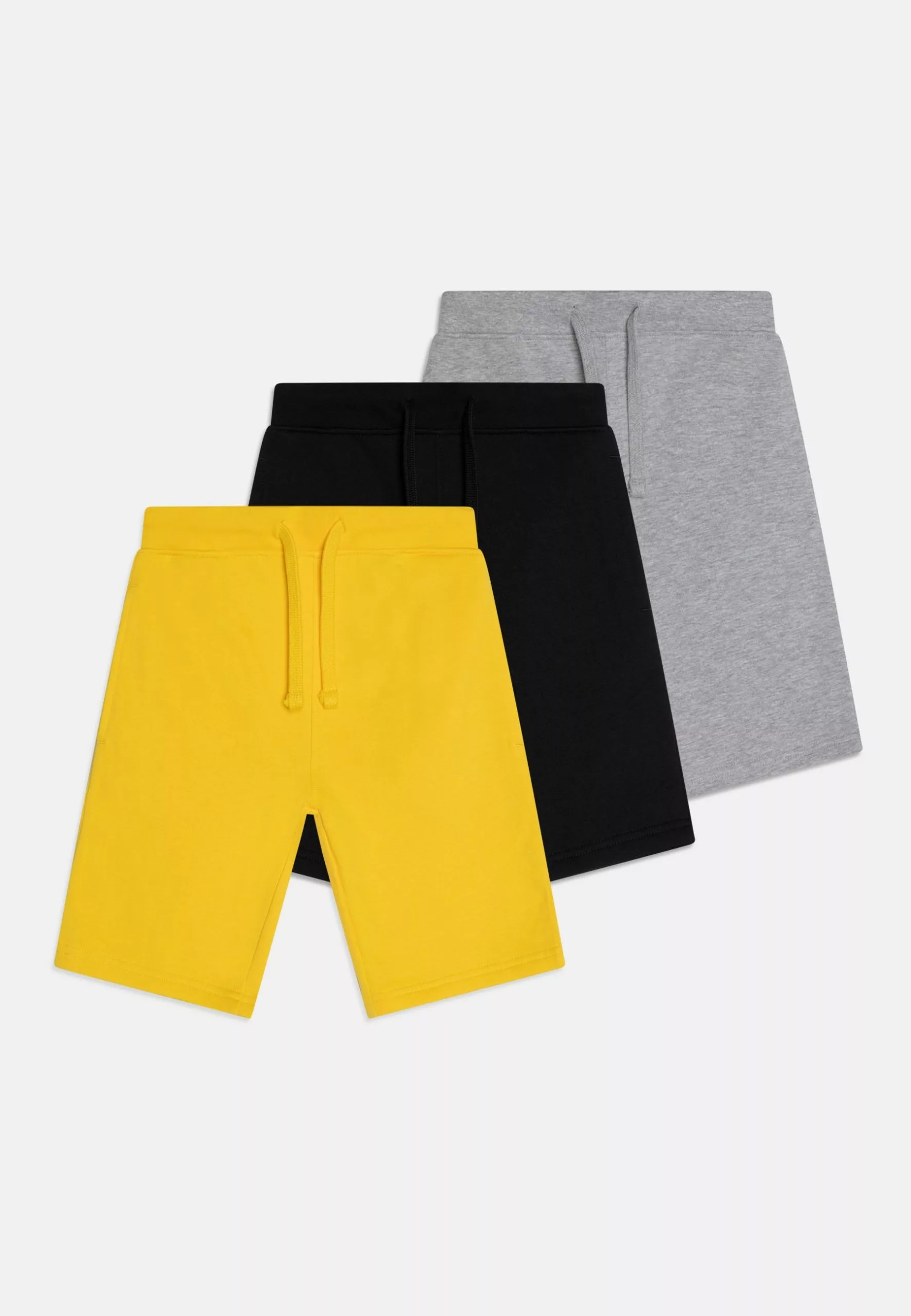 Friboo 3 Pack Unisex - Pantaloni De Trening - Black/Yellow/Light Grey