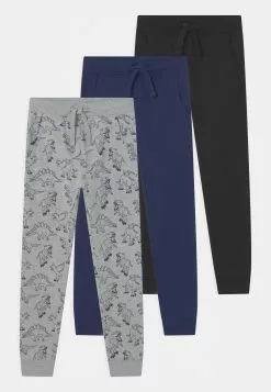 Friboo Unisex 3 Pack - Pantaloni De Trening - Grey/Blue/Black