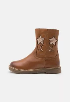 Friboo Leather - Botine Clasice - Cognac