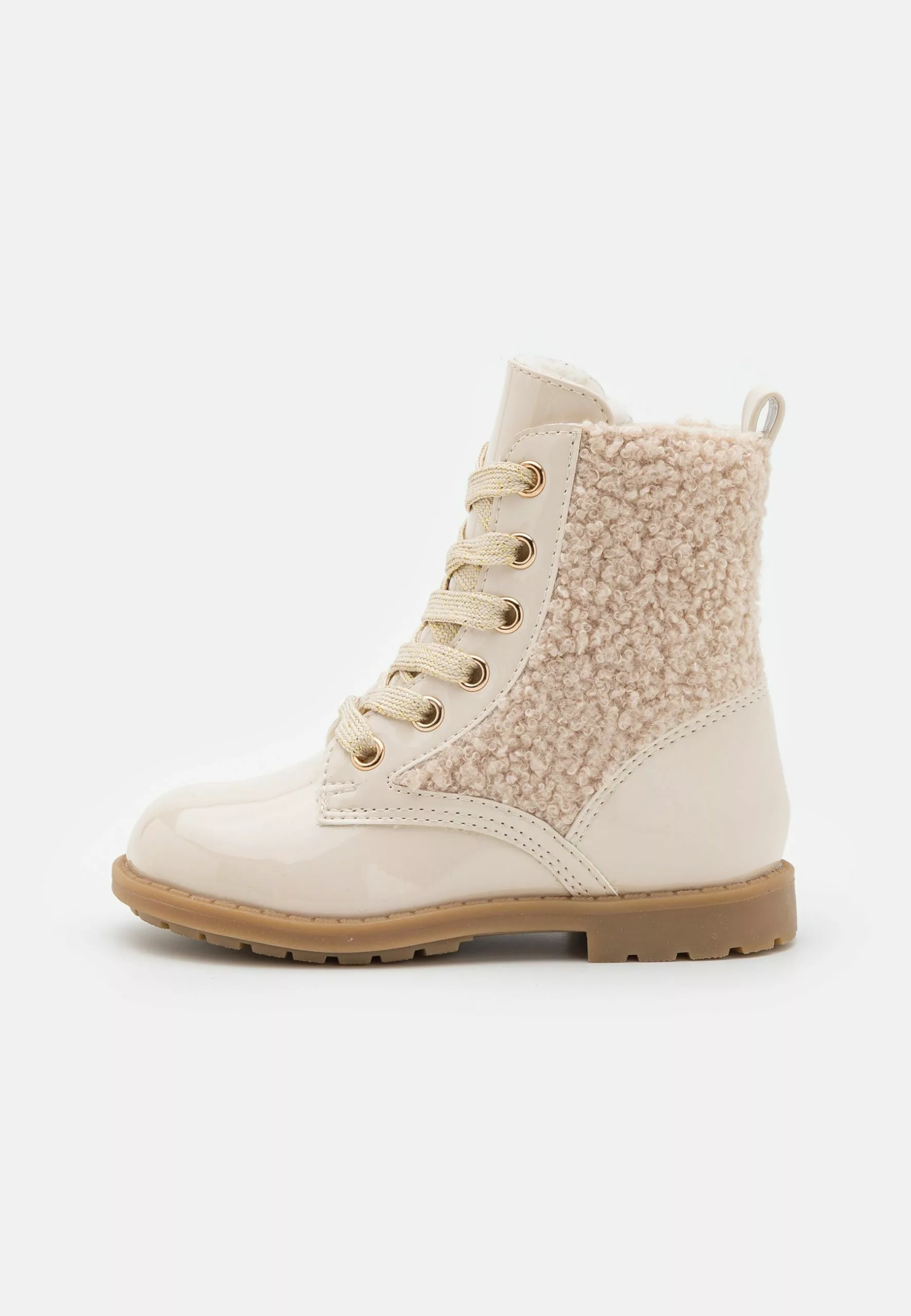 Friboo Botine Cu Șireturi - Nude