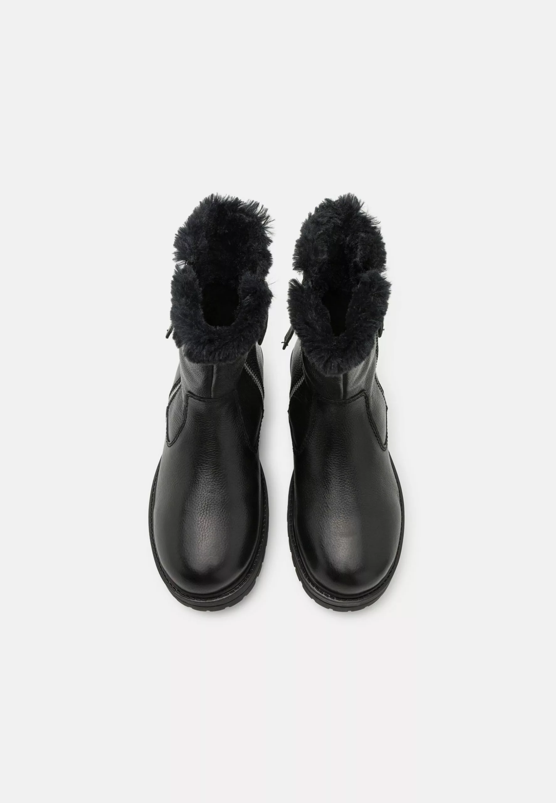 Friboo Leather - Cizme De Iarnă - Black - Image 4