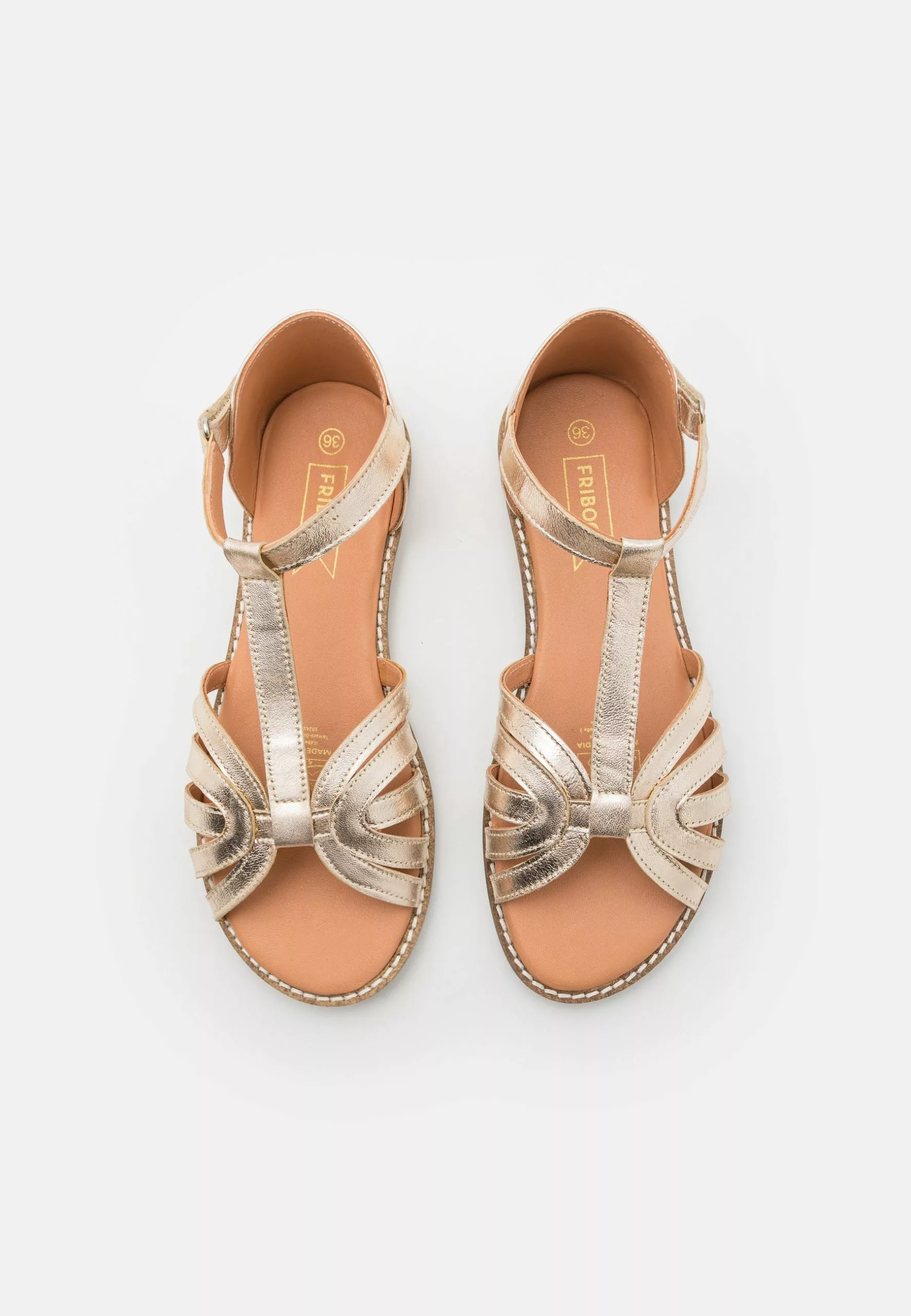 Friboo Leather - Sandale - Gold - Image 4