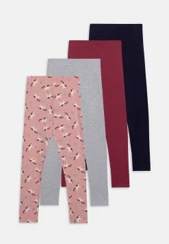 Friboo 4 Pack - Leggings - Pantaloni - Multi-Coloured/Grey/Blue