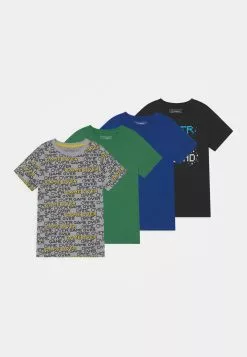 Friboo Unisex 4 Pack - Tricou Cu Imprimeu - Multi-Coloured