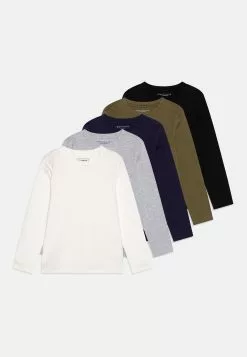 Friboo 5 Pack - Bluză Cu Mânecă Lungă - Multi-Coloured/Green/Blue