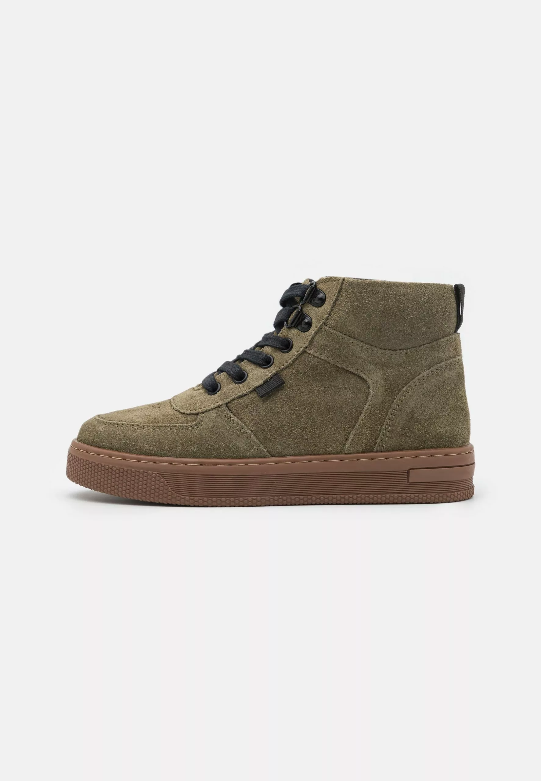 Friboo Leather - Botine Cu Șireturi - Khaki